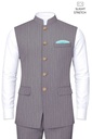 Grey Pinstripe  Bundi