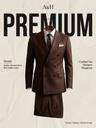 Chic Cocoa Editorial Suit Set