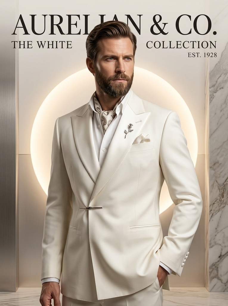 [jodhpuri] Minimalist Wrap Tuxedo