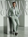 Elegance Seafoam Peak Lapel Suit Set
