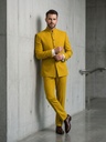 Classic Ochre Yellow Bandhgala Suit